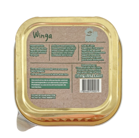 Winga wild pork pate 100% natural