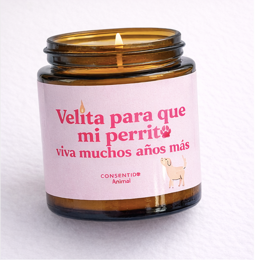 Velita “Muchos Años Más” – Vela Aromática Doglover