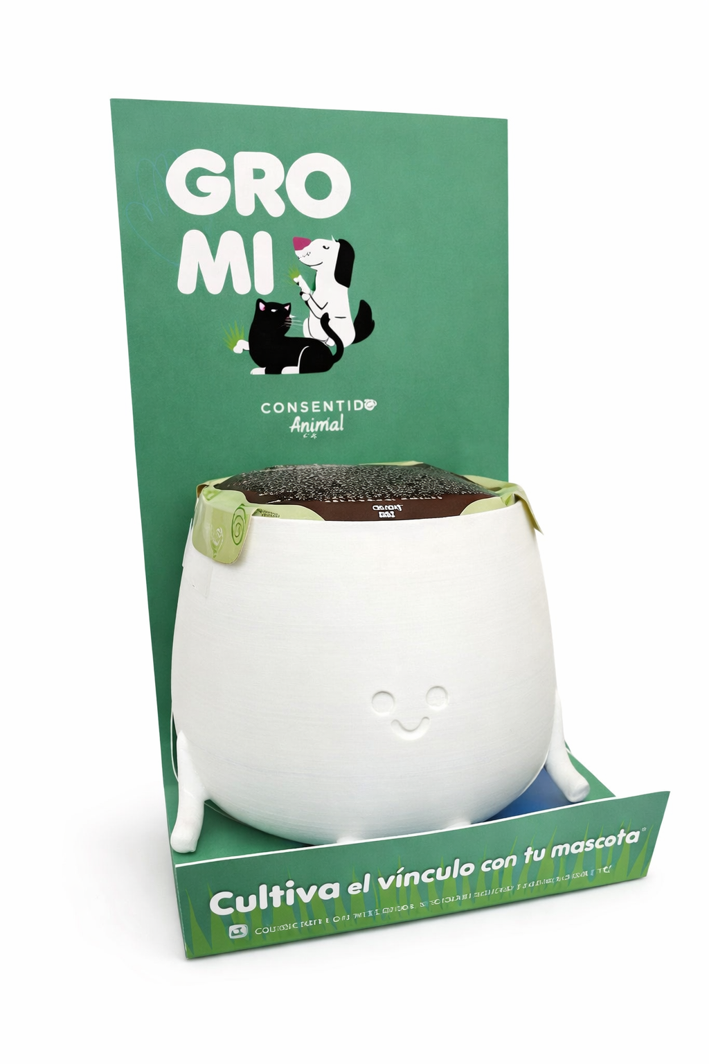 Gromi – Kit de Cultivo Hierba Gatera (Pasto para Mascotas) 🌱🐶🐱
